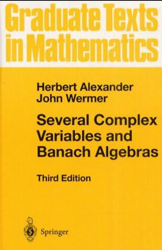 Several Complex Variables and Banach Algebras