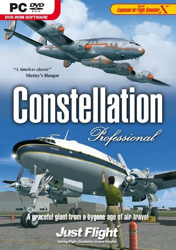Microsoft Flight Simulator X: Constellation Professional [AddOn, Internationale Version] PC Spiele