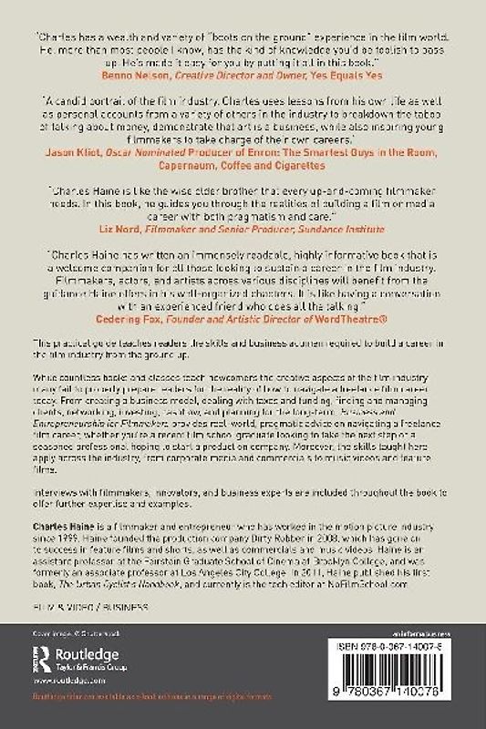 Business and Entrepreneurship for Filmmakers