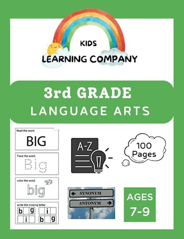 Word Wizards :3rd Grade Language Arts Workbook for Ages 7-9: 3rd Grade Sight Words, Vocabulary builder 3rd Grade Curriculum Words, Homeschool workbooks 3rd grade, Kids Learning Company