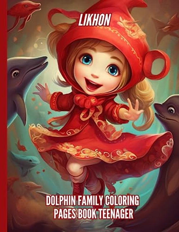 Likhon Dolphin Family Coloring Pages Book Teenager