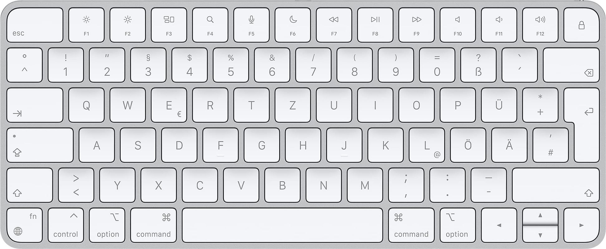 Apple Magic Keyboard 4 [deutsches Tastaturlayout, QWERTZ]