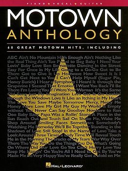 Motown Anthology Piano Vocal Guitar Songbook Book (Pvg Compilation) - Various