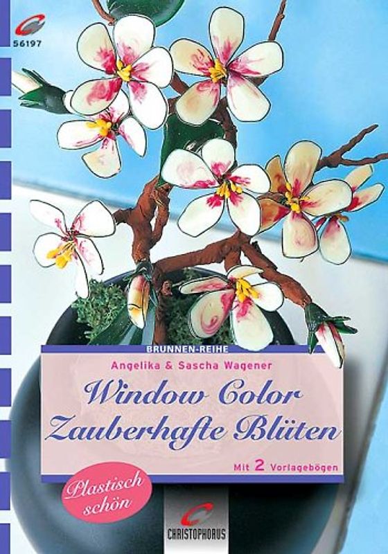 Window Color Zauberhafte Blüten. Mit 2 Vorlagebögen
