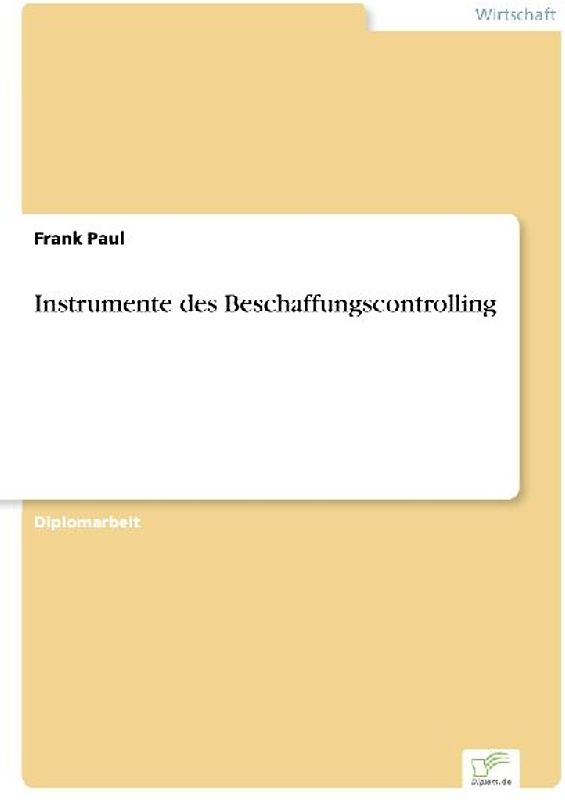 Instrumente des Beschaffungscontrolling
