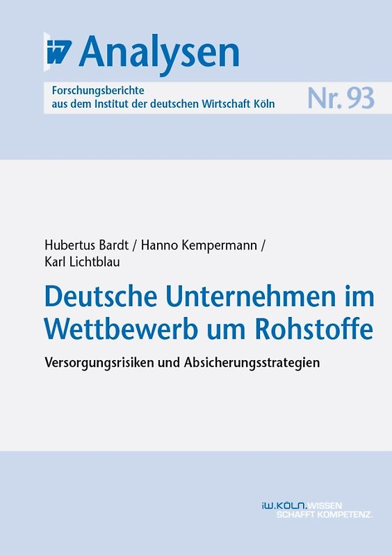 Deutsche Unternehmen im Wettbewerb um Rohstoffe