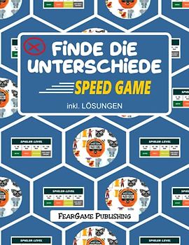 Finde die Unterschiede - Speed Game: Sportliches Fehlersuchbuch für Erwachsene und Jugendliche, Wer kann die Unterschiede schneller finden? (FearGame Rätselbücher)