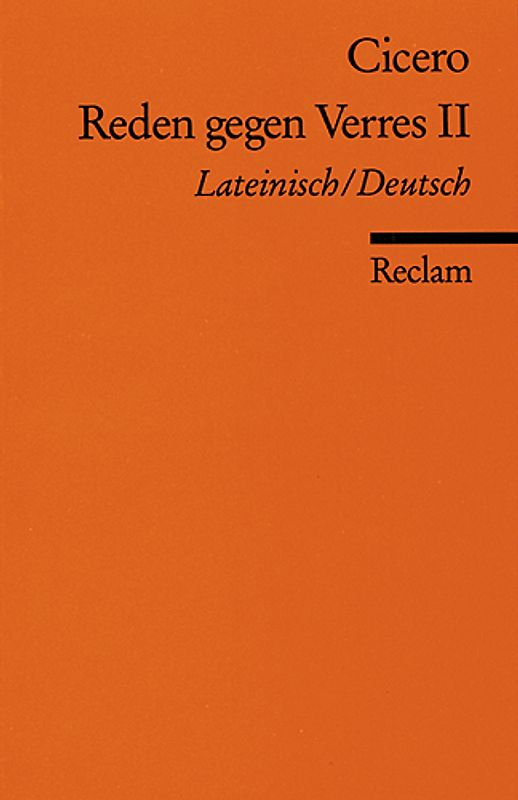 Reden gegen Verres II