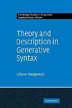 Theory and Description in Generative Syntax