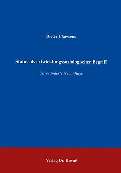 Status als entwicklungssoziologischer Begriff