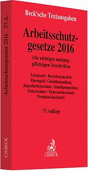 Arbeitsschutzgesetze 2016