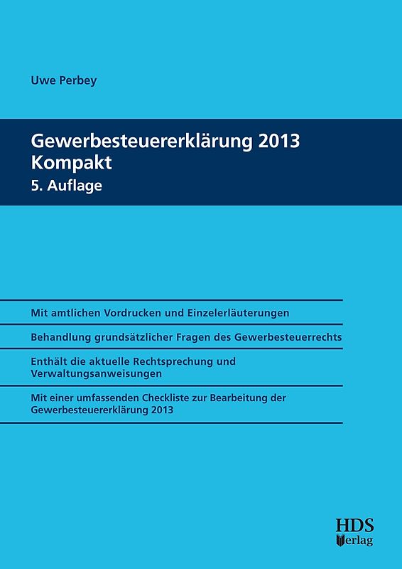 Gewerbesteuererklärung 2013 Kompakt