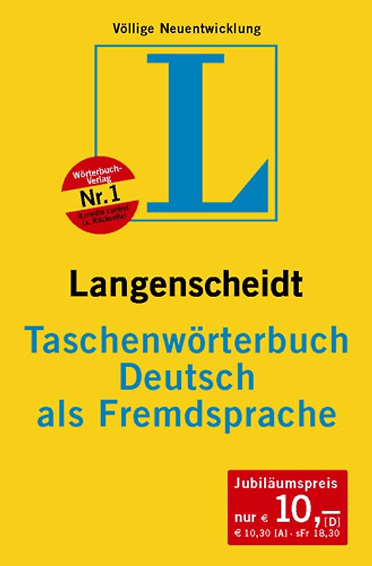 Langenscheidt Taschenwörterbuch Deutsch als Fremdsprache