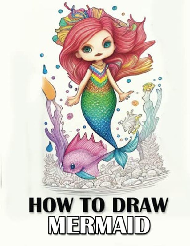 How To draw Mermaid: Magical Mermaids | A Step-by-Step Guide to Drawing Mermaids