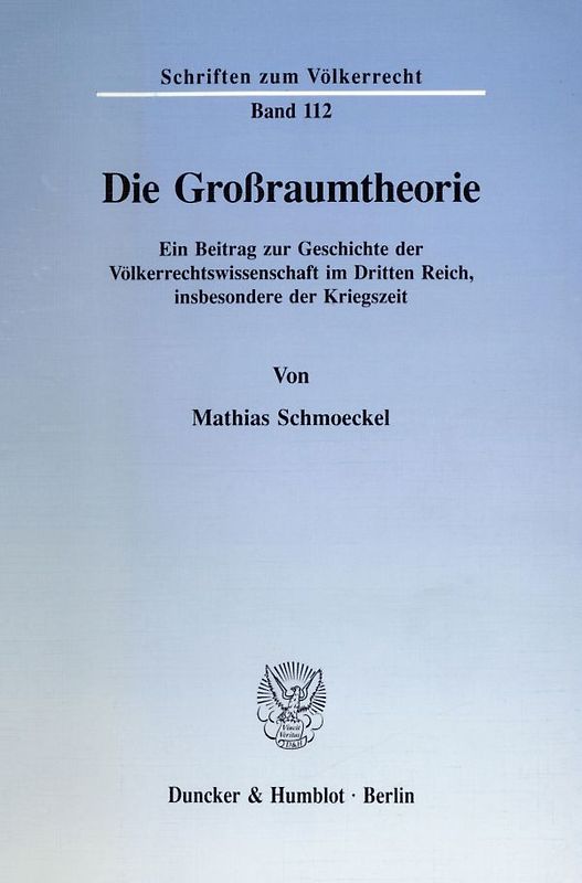 Die Großraumtheorie.