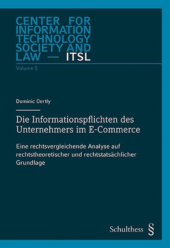 Die Informationspflichten des Unternehmers im E-Commerce