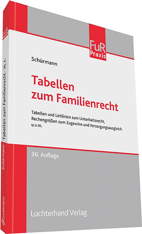 Tabellen zum Familienrecht