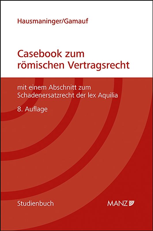 Casebook zum römischen Vertragsrecht