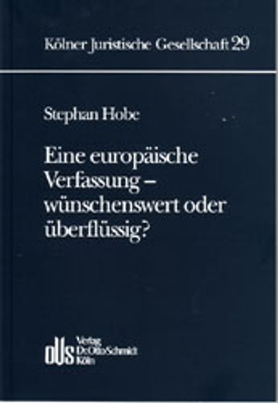 Eine europäische Verfassung- wünschenswert oder überflüssig?