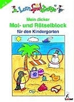 Mein dicker Mal- und Rätselblock für den Kindergarten