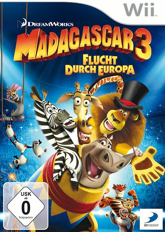 Madagascar 3: Flucht durch Europa Nintendo Wii
