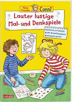Conni Gelbe Reihe (Beschäftigungsbuch): Lauter lustige Mal- und Denkspiele