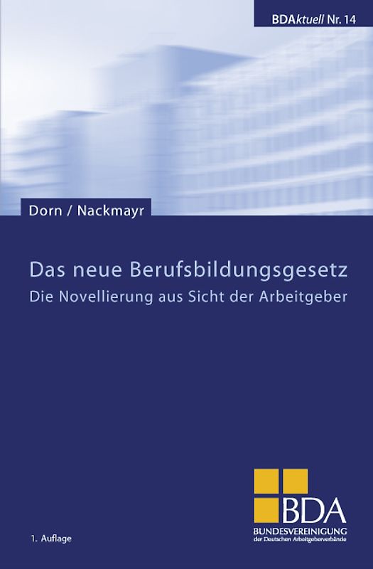 Das neue Berufsbildungsgesetz