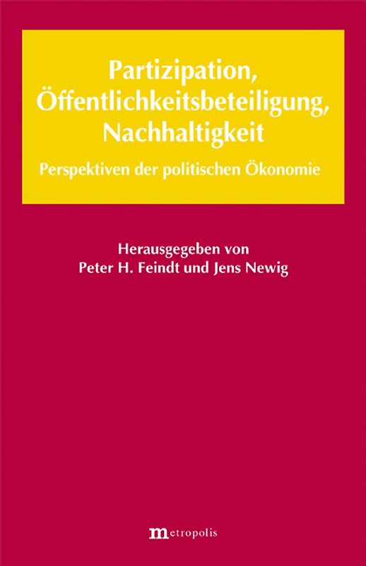Partizipation, Öffentlichkeitsbeteiligung, Nachhaltigkeit