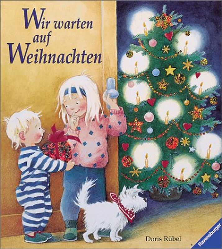 Wir warten auf Weihnachten. Bilderbuch mit Klappen