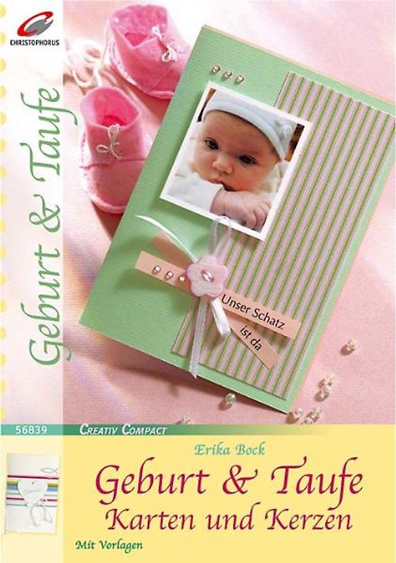 Geburt & Taufe. Karten und Kerzen