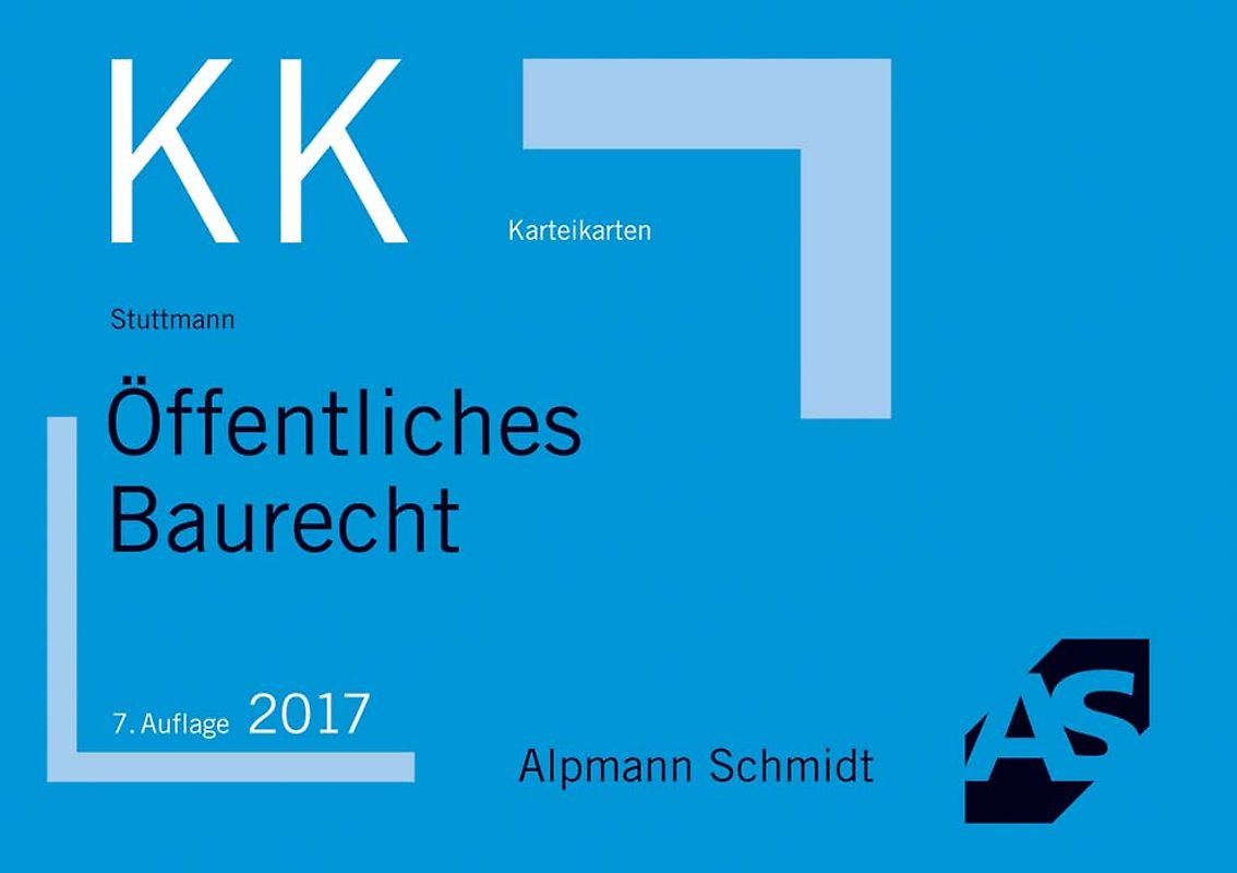 Karteikarten Öffentliches Baurecht