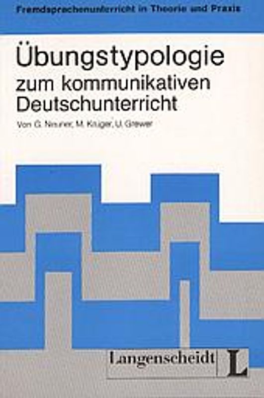 Übungstypologie zum kommunikativen Deutschunterricht