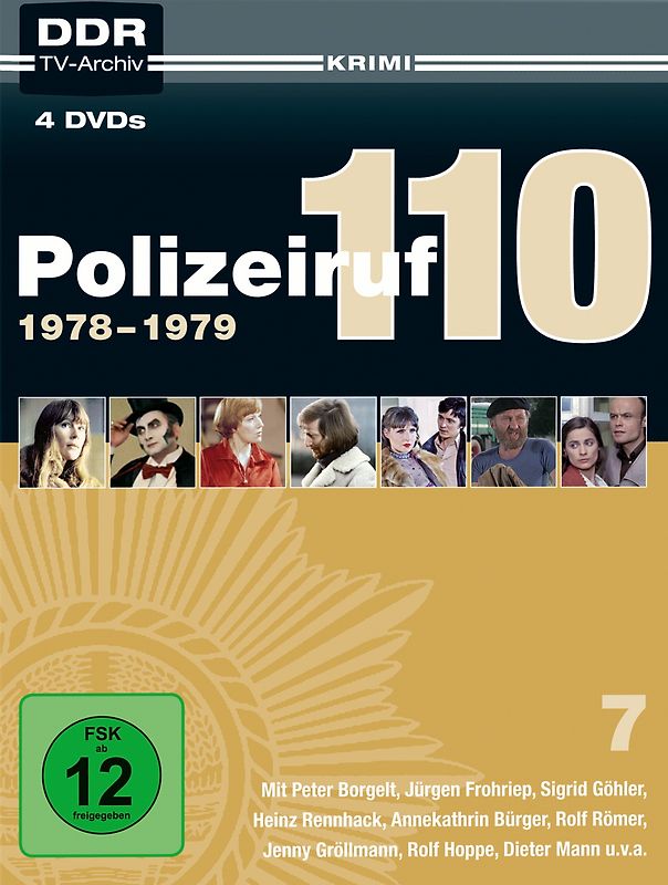 Polizeiruf 110 - Box 7: 1978-1979 ( DDR TV-Archiv - 4 DVDs ) DVD