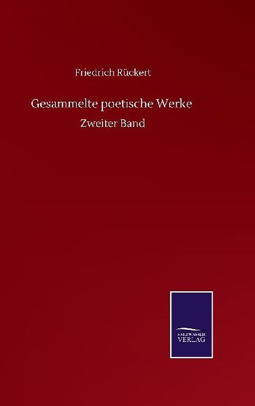 Gesammelte poetische Werke