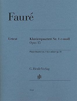 Klavierquartett Nr. 1 c-moll op. 15: Besetzung: Klavierquartette (G. Henle Urtext-Ausgabe)