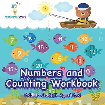 Numbers and Counting Workbook | Toddler-Grade K - Ages 1 to 6