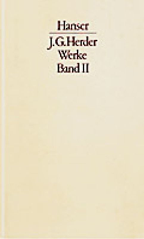 Werke Band II