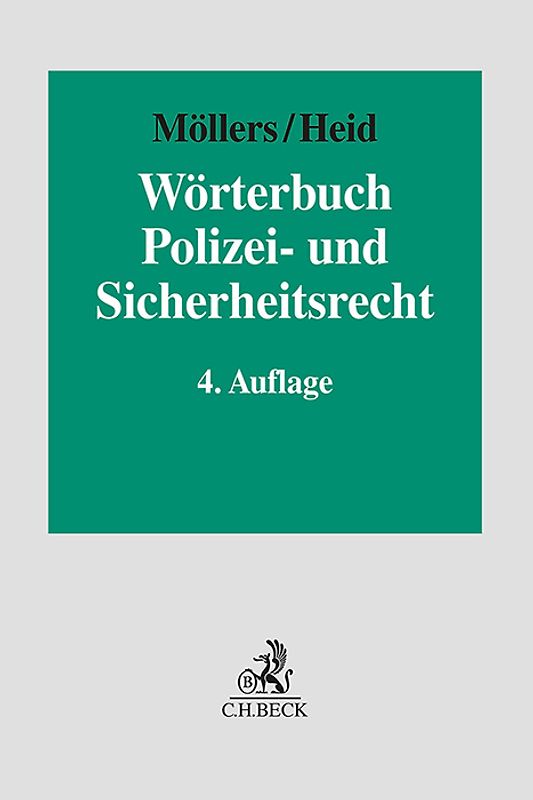 Wörterbuch Polizei- und Sicherheitsrecht