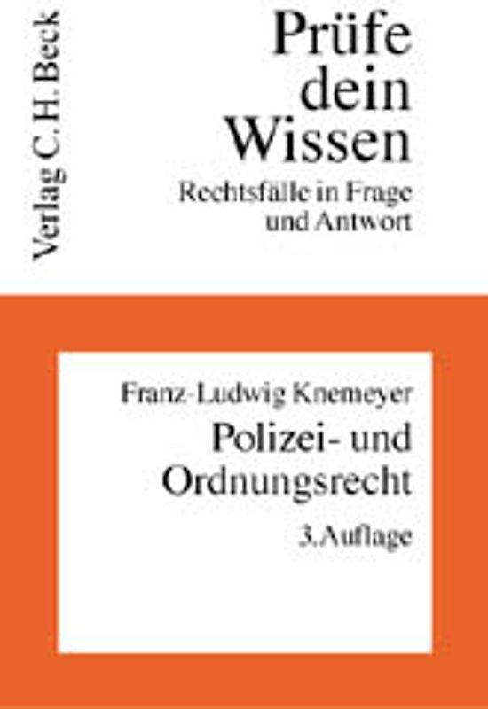 Polizei- und Ordnungsrecht
