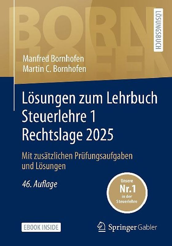 Lösungen zum Lehrbuch Steuerlehre 1 Rechtslage 2025