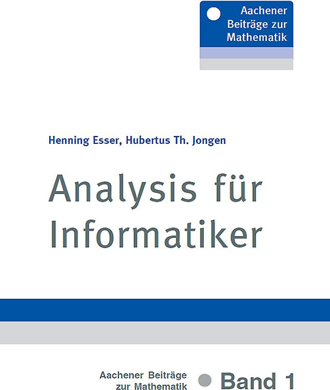 Analysis für Informatiker
