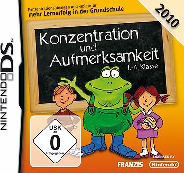 Konzentration und Aufmerksamkeit 1.-4.Klasse Nintendo DS