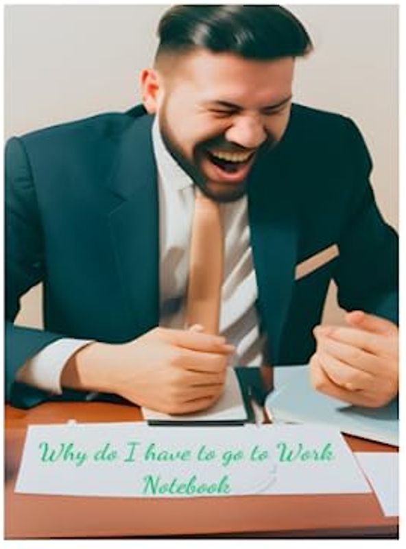 Why do I have to go to work?: A notebook with lots of captions answering the question "Why do I have to go to work" A nice notebook perfect as a gift Idea