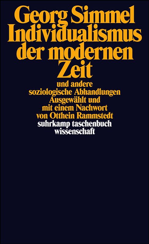 Individualismus der modernen Zeit