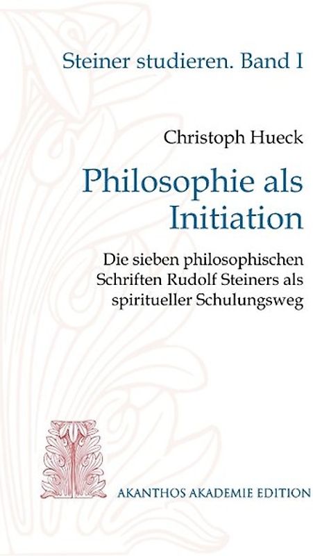 Philosophie als Initiation