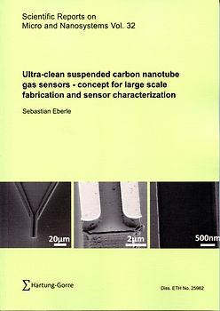 Ultra-clean suspended carbon nanotube gas sensors – concept for large scale fabrication and sensor characterization