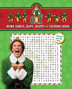 Elf Word Search, Quips, Quotes and Coloring Book
