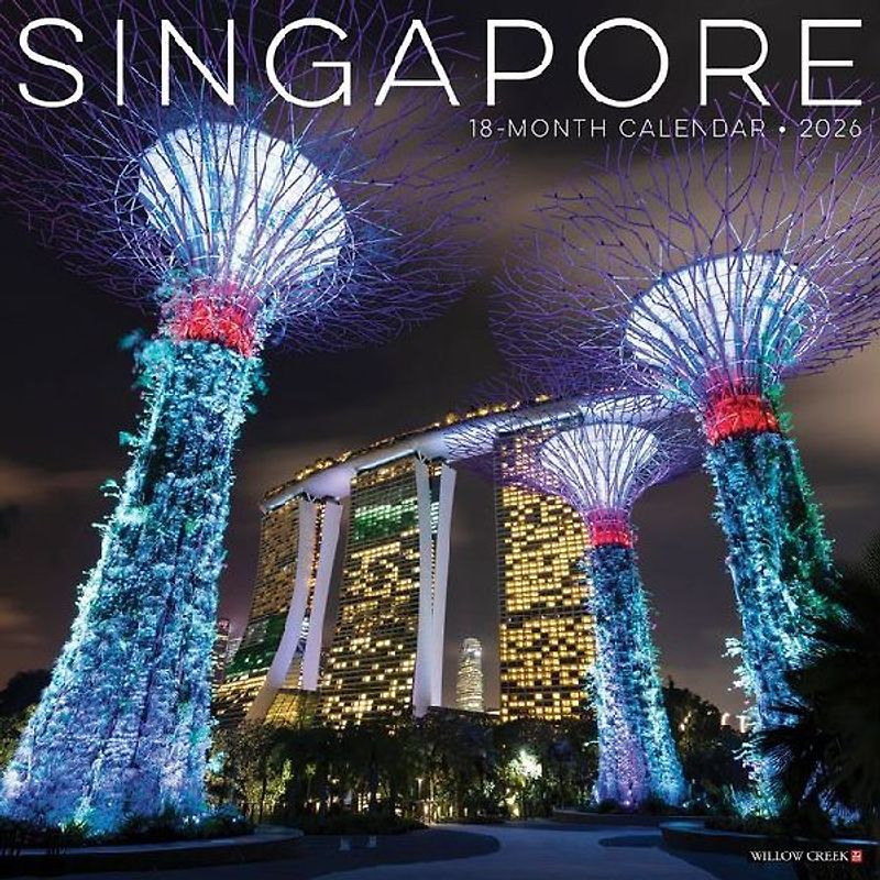 Singapore 12 X 12 Wall Calendar