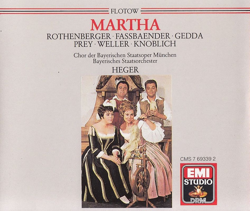 Anneliese Rothenberger, Bayerisches Staatsorchester - Robert Heger: Friedrich Von Flotow - Martha [2 CDs]