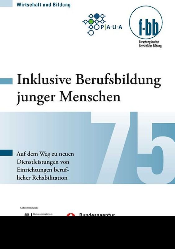 Inklusive Berufsbildung junger Menschen